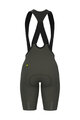 ALÉ Kurze Fahrradhose mit Trägern - VOLTAGE R-EV1 - Grün