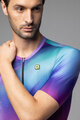 ALÉ Kurzarm Fahrradtrikot - AURORA PR-E - Rosa/Blau/Türkis
