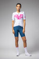 ALÉ Kurzarm Fahrradtrikot - SAUVAGE PR-E - Weiß/Rosa