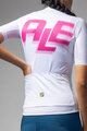 ALÉ Kurzarm Fahrradtrikot - SAUVAGE PR-E - Weiß/Rosa