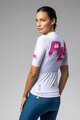 ALÉ Kurzarm Fahrradtrikot - SAUVAGE PR-E - Weiß/Rosa