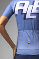 ALÉ Kurzarm Fahrradtrikot - SAUVAGE PR-E - Blau/Weiß
