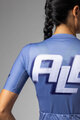 ALÉ Kurzarm Fahrradtrikot - SAUVAGE PR-E - Blau/Weiß