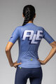 ALÉ Kurzarm Fahrradtrikot - SAUVAGE PR-E - Blau/Weiß