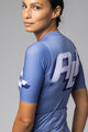 ALÉ Kurzarm Fahrradtrikot - SAUVAGE PR-E - Blau/Weiß