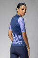 ALÉ Kurzarm Fahrradtrikot - PALM PR-E - Blau/Lila
