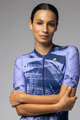ALÉ Kurzarm Fahrradtrikot - PALM PR-E - Blau/Lila