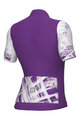ALÉ Kurzarm Fahrradtrikot - PALM PR-E - Cyclamen/Weiß
