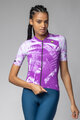ALÉ Kurzarm Fahrradtrikot - PALM PR-E - Cyclamen/Weiß