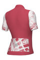 ALÉ Kurzarm Fahrradtrikot - PALM PR-E - Rot/Weiß