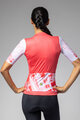 ALÉ Kurzarm Fahrradtrikot - PALM PR-E - Rot/Weiß