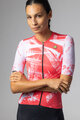 ALÉ Kurzarm Fahrradtrikot - PALM PR-E - Rot/Weiß