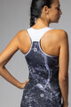 ALÉ Ärmelloses Fahrradtrikot - MARBLE PRAGMA - Schwarz/Weiß