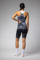 ALÉ Ärmelloses Fahrradtrikot - MARBLE PRAGMA - Schwarz/Weiß