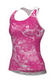 ALÉ Ärmelloses Fahrradtrikot - MARBLE PRAGMA - Rosa/Weiß
