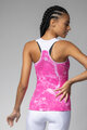 ALÉ Ärmelloses Fahrradtrikot - MARBLE PRAGMA - Rosa/Weiß