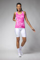 ALÉ Ärmelloses Fahrradtrikot - MARBLE PRAGMA - Rosa/Weiß