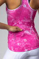 ALÉ Ärmelloses Fahrradtrikot - MARBLE PRAGMA - Rosa/Weiß