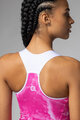 ALÉ Ärmelloses Fahrradtrikot - MARBLE PRAGMA - Rosa/Weiß
