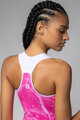 ALÉ Ärmelloses Fahrradtrikot - MARBLE PRAGMA - Rosa/Weiß