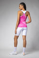ALÉ Ärmelloses Fahrradtrikot - MARBLE PRAGMA - Rosa/Weiß