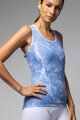 ALÉ Ärmelloses Fahrradtrikot - MARBLE PRAGMA - Hellblau/Weiß