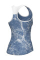 ALÉ Ärmelloses Fahrradtrikot - MARBLE PRAGMA - Hellblau/Weiß