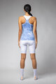 ALÉ Ärmelloses Fahrradtrikot - MARBLE PRAGMA - Hellblau/Weiß