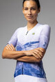 ALÉ Kurzarm Fahrradtrikot - QUARTZ PR-E - Weiß/Blau