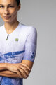 ALÉ Kurzarm Fahrradtrikot - QUARTZ PR-E - Weiß/Blau