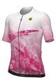 ALÉ Kurzarm Fahrradtrikot - QUARTZ PR-E - Weiß/Rosa