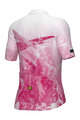 ALÉ Kurzarm Fahrradtrikot - QUARTZ PR-E - Weiß/Rosa