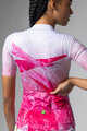 ALÉ Kurzarm Fahrradtrikot - QUARTZ PR-E - Weiß/Rosa