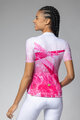 ALÉ Kurzarm Fahrradtrikot - QUARTZ PR-E - Weiß/Rosa
