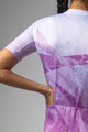 ALÉ Kurzarm Fahrradtrikot - QUARTZ PR-E - Weiß/Lila