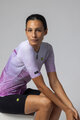 ALÉ Kurzarm Fahrradtrikot - QUARTZ PR-E - Weiß/Lila