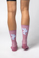 ALÉ Klassische Fahrradsocken - SAUVAGE - Rot/Weiß