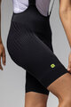 ALÉ Kurze Fahrradhose mit Trägern - WATT 3.6 R-EV1 - Schwarz