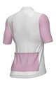 ALÉ Kurzarm Fahrradtrikot - FOLLOW ME PR-E - Weiß/Rosa