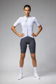 ALÉ Kurzarm Fahrradtrikot - COLOR BLOCK PRAGMA - Weiß