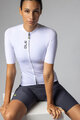 ALÉ Kurzarm Fahrradtrikot - COLOR BLOCK PRAGMA - Weiß