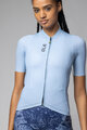 ALÉ Kurzarm Fahrradtrikot - COLOR BLOCK PRAGMA - Hellblau