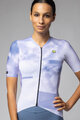ALÉ Kurzarm Fahrradtrikot - ATMOSFERA PR-E - Weiß/Lila