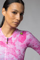 ALÉ Kurzarm Fahrradtrikot - MARBLE PR-E - Weiß/Rosa