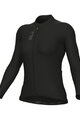 ALÉ Langarm Fahrradtrikot für den Sommer - COLOR BLOCK PRAGMA - Schwarz