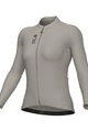 ALÉ Langarm Fahrradtrikot für den Sommer - COLOR BLOCK PRAGMA - Beige