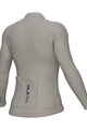 ALÉ Langarm Fahrradtrikot für den Sommer - COLOR BLOCK PRAGMA - Beige