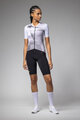 ALÉ Kurzarm Fahrradtrikot - SPRINTER R-EV1 - Weiß/Lila/Grau