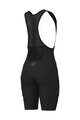 ALÉ Kurze Fahrradhose mit Trägern - GRAVEL-PRO OFF ROAD - Schwarz