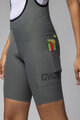 ALÉ Kurze Fahrradhose mit Trägern - GRAVEL-PRO OFF ROAD - Grün